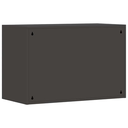Wall Cabinet for Garage with Gas-lift Door Black