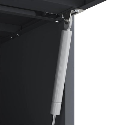 Wall Cabinet for Garage with Gas-lift Door Anthracite