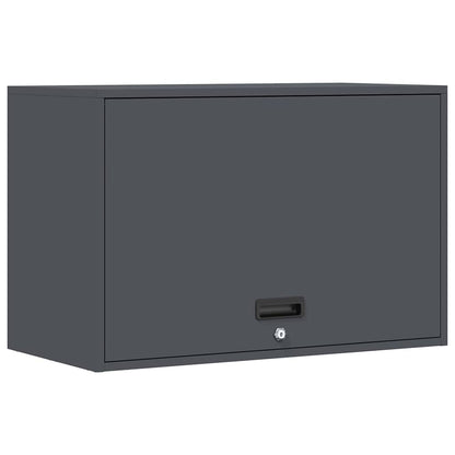 Wall Cabinet for Garage with Gas-lift Door Anthracite