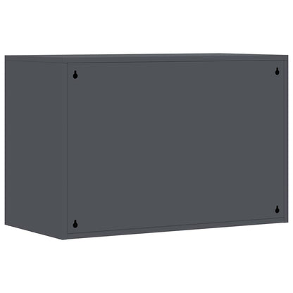 Wall Cabinet for Garage with Gas-lift Door Anthracite