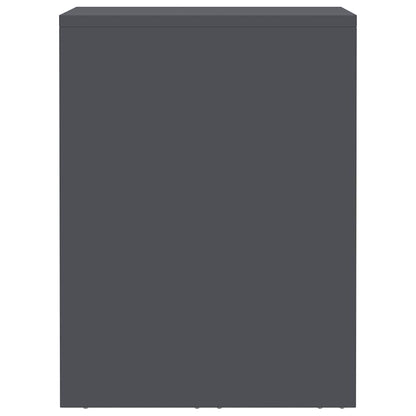 Wall Cabinet for Garage with Gas-lift Door Anthracite