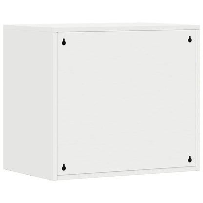 Wall Cabinet for Garage with Gas-lift Door White