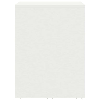 Wall Cabinet for Garage with Gas-lift Door White