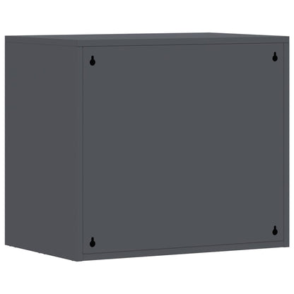 Wall Cabinet for Garage with Gas-lift Door Anthracite