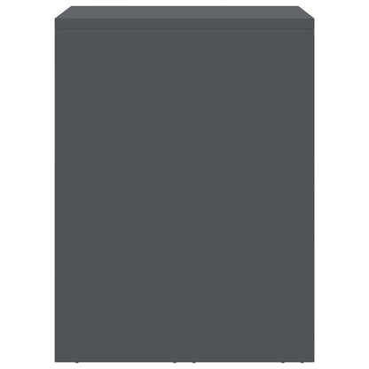 Wall Cabinet for Garage with Gas-lift Door Anthracite