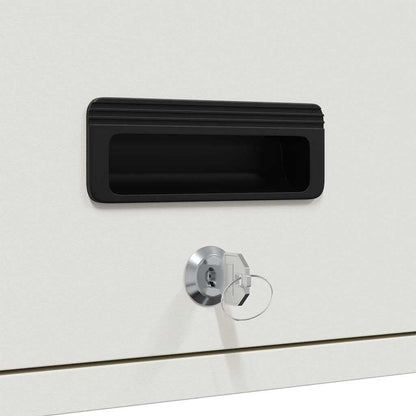 Wall Cabinet for Garage with Gas-lift Door White