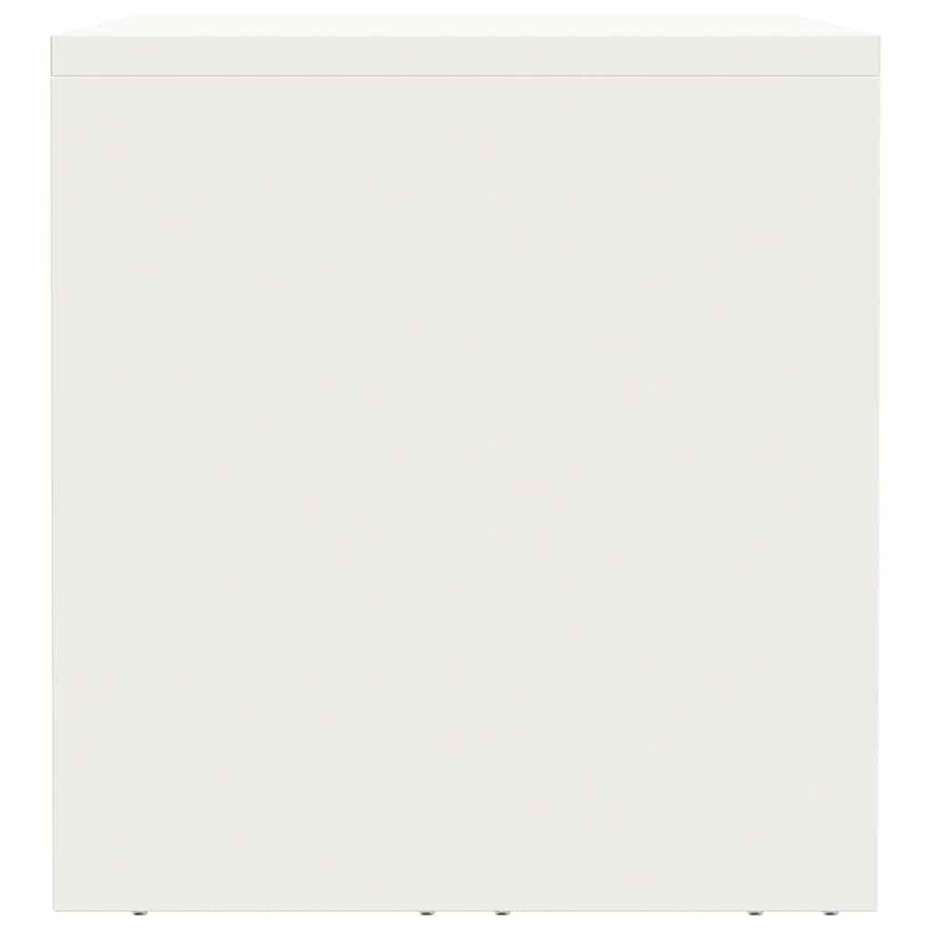 Wall Cabinet for Garage with Gas-lift Door White