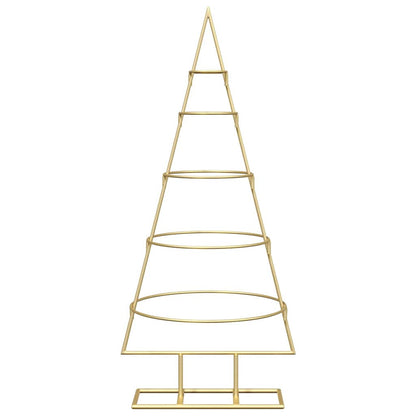 Metal Christmas Tree with Stand Gold 90 cm Powder-coated steel