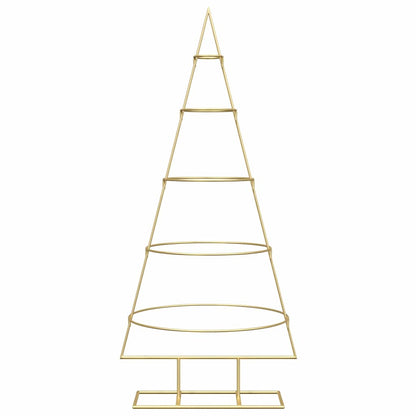 Metal Christmas Tree Gold 124.5 cm Powder-coated steel