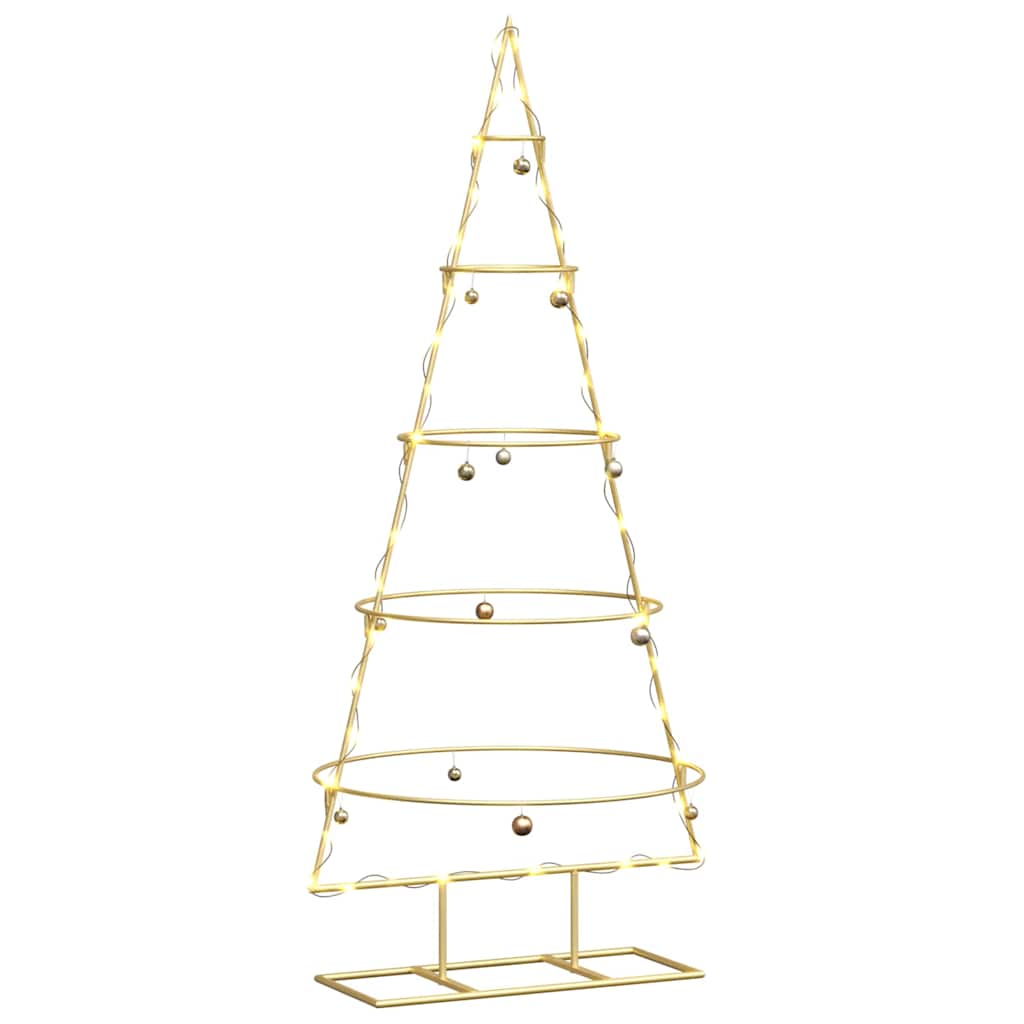 Metal Christmas Tree Gold 124.5 cm Powder-coated steel