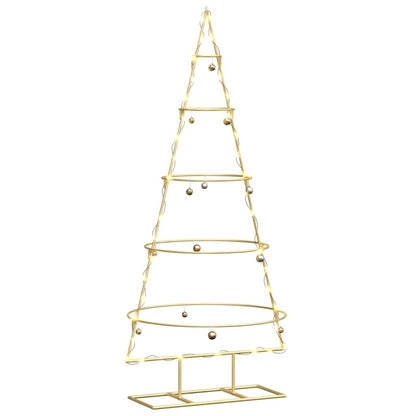 Metal Christmas Tree Gold 124.5 cm Powder-coated steel