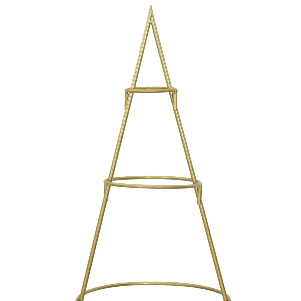 Metal Christmas Tree with Stand Gold 148 cm Powder-coated steel