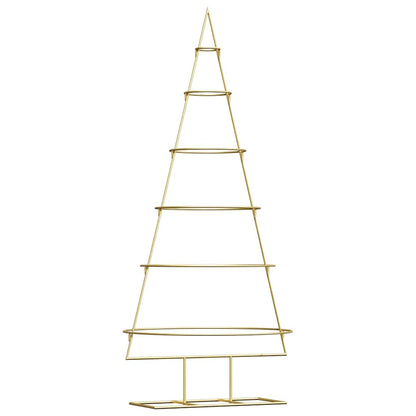 Metal Christmas Tree with Stand Gold 148 cm Powder-coated steel