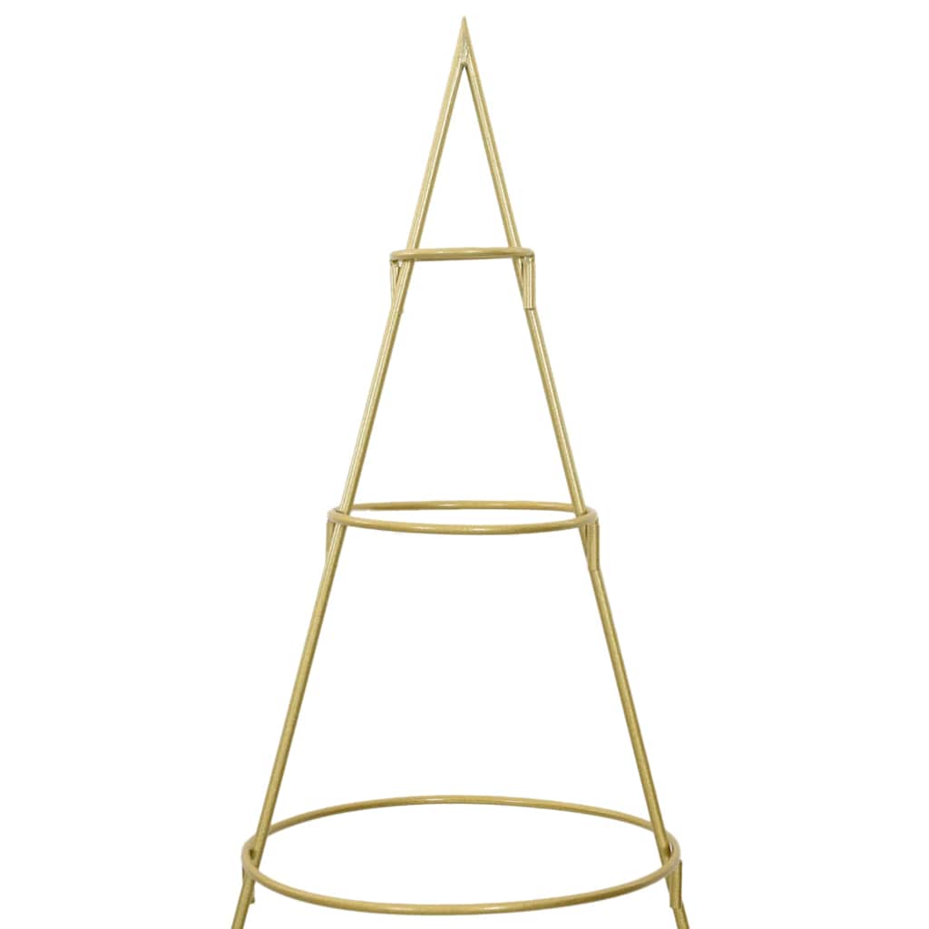 Metal Christmas Tree with Stand Gold 180 cm Powder-coated steel
