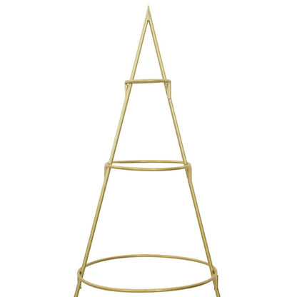 Metal Christmas Tree with Stand Gold 180 cm Powder-coated steel