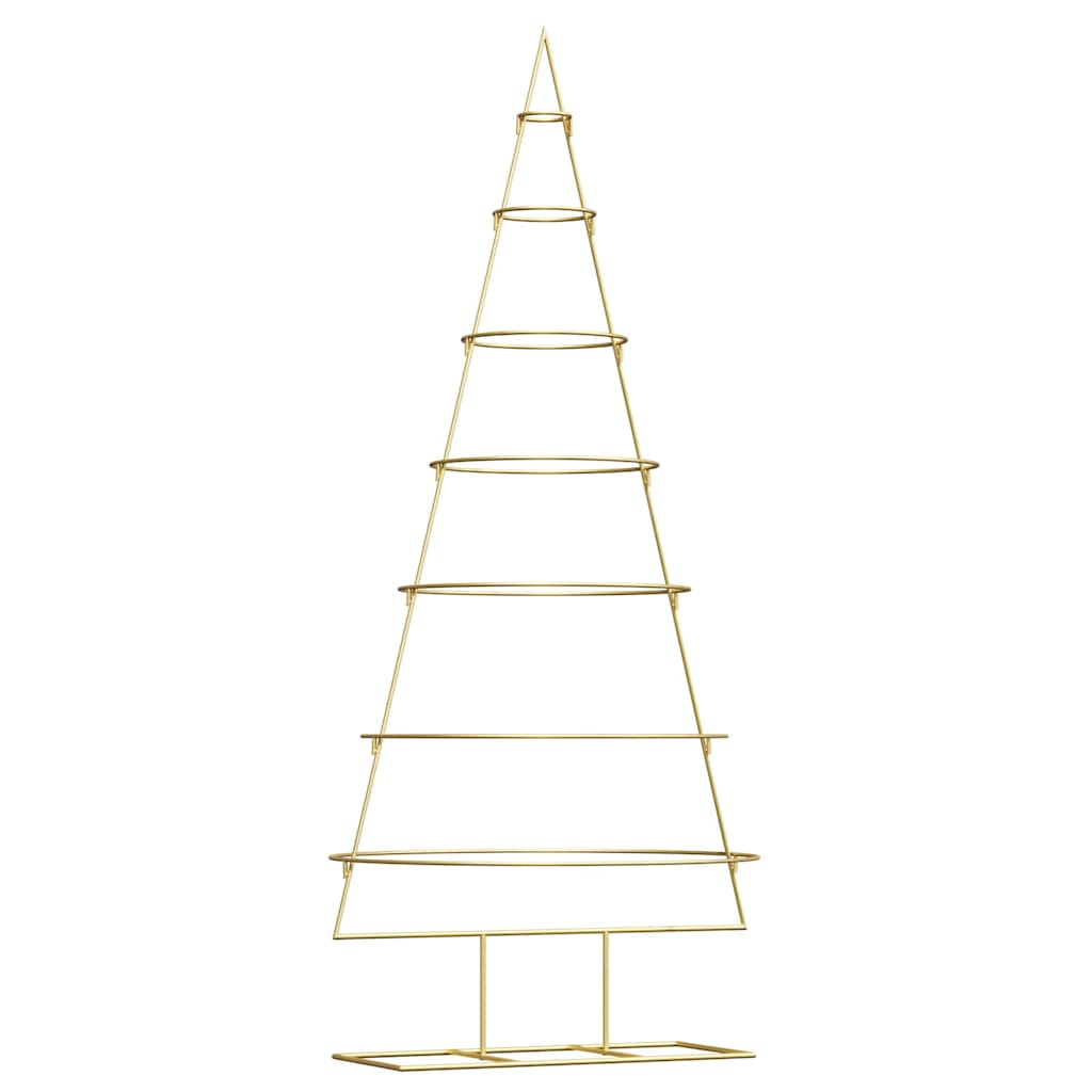 Metal Christmas Tree with Stand Gold 180 cm Powder-coated steel