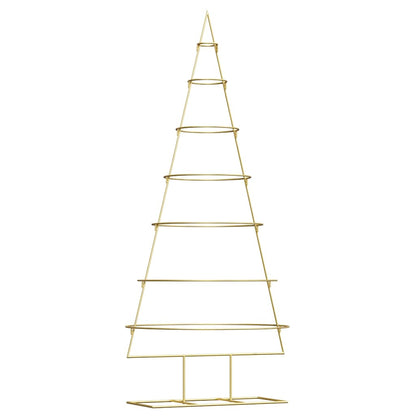 Metal Christmas Tree with Stand Gold 180 cm Powder-coated steel