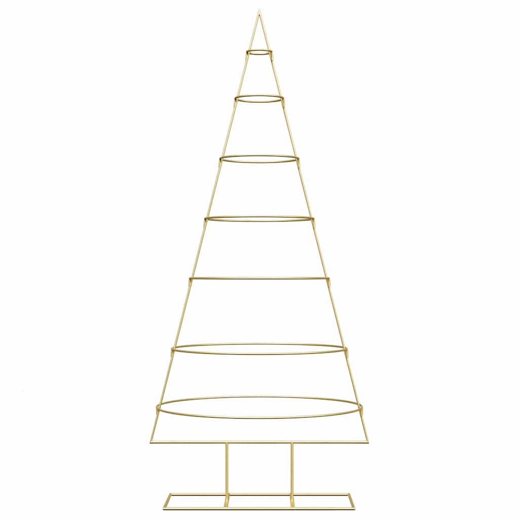 Metal Christmas Tree with Stand Gold 180 cm Powder-coated steel
