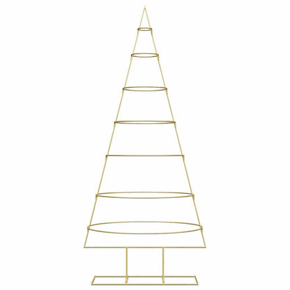 Metal Christmas Tree with Stand Gold 180 cm Powder-coated steel