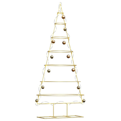 Metal Christmas Tree with Stand Gold 180 cm Powder-coated steel