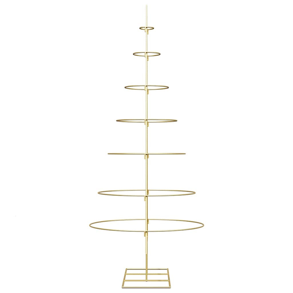Metal Christmas Tree with Stand Gold 180 cm Powder-coated steel