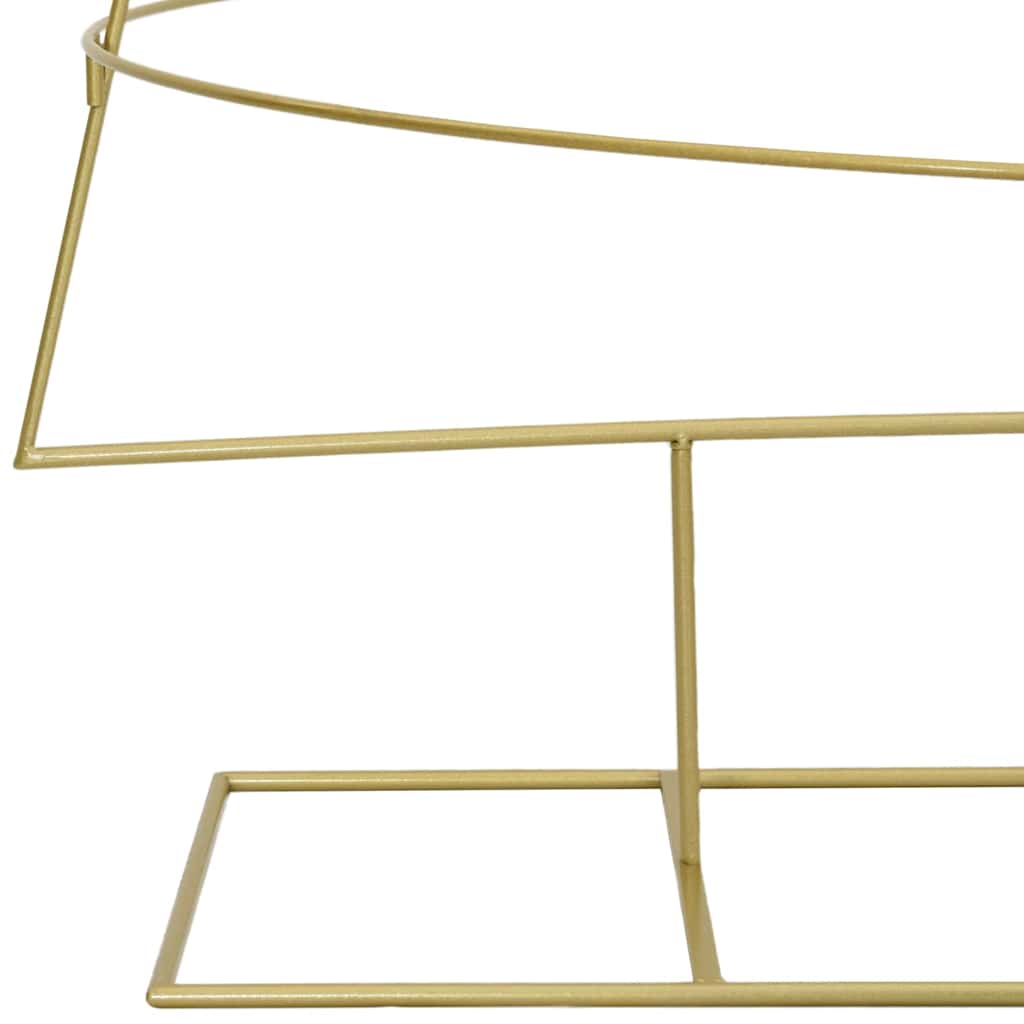 Metal Christmas Tree with Stand Gold 209 cm Powder-coated steel