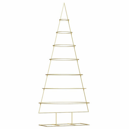 Metal Christmas Tree with Stand Gold 209 cm Powder-coated steel