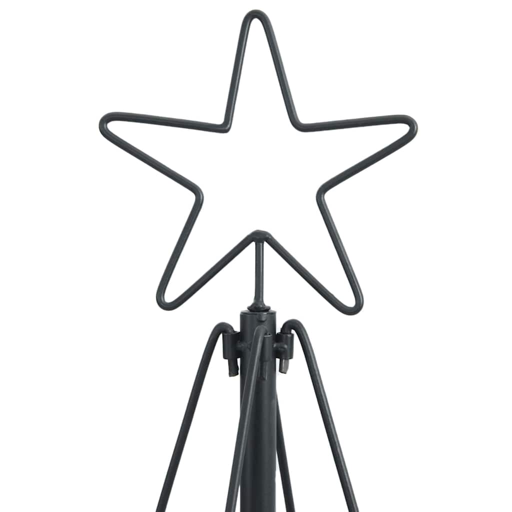 Metal Christmas Tree KUOPIO 210 cm Steel Black