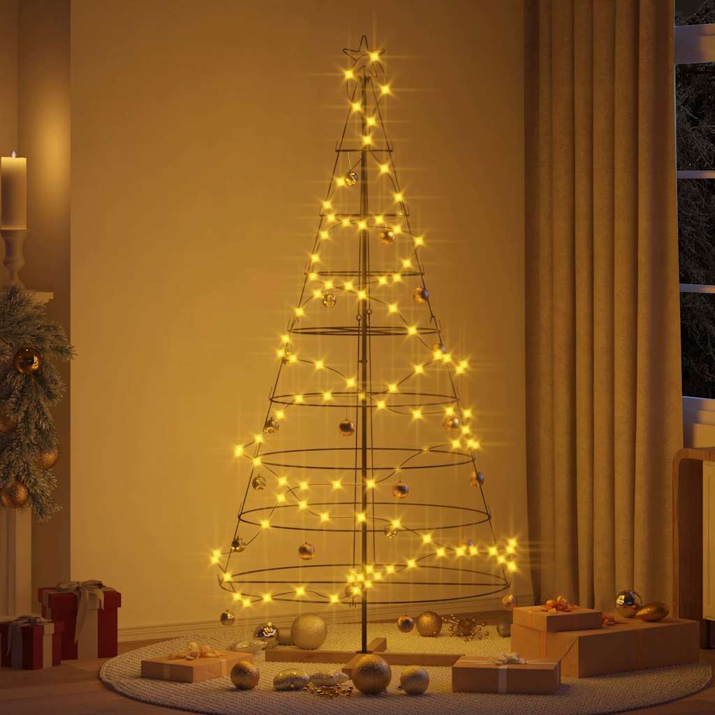 Metal Christmas Tree KUOPIO 210 cm Steel Black