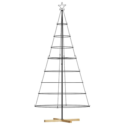 Metal Christmas Tree KUOPIO 210 cm Steel Black