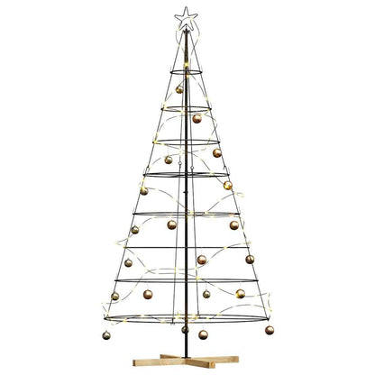 Metal Christmas Tree KUOPIO 210 cm Steel Black
