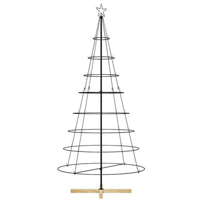 Metal Christmas Tree KUOPIO 210 cm Steel Black