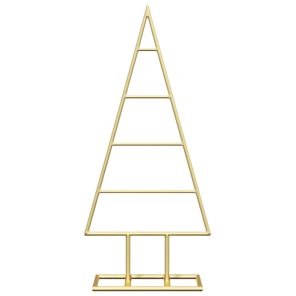 Metal Christmas Tree with Stand Gold 60 cm Powder-coated steel