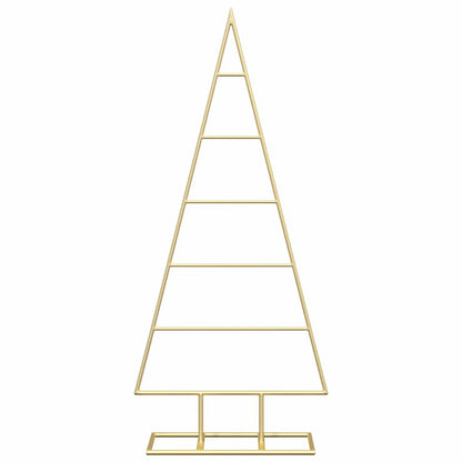 Metal Christmas Tree with Stand Gold 90 cm Powder-coated steel