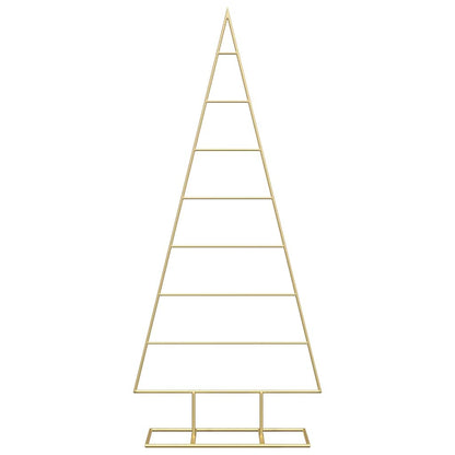 Metal Christmas Tree with Stand Gold 125 cm Powder-coated steel