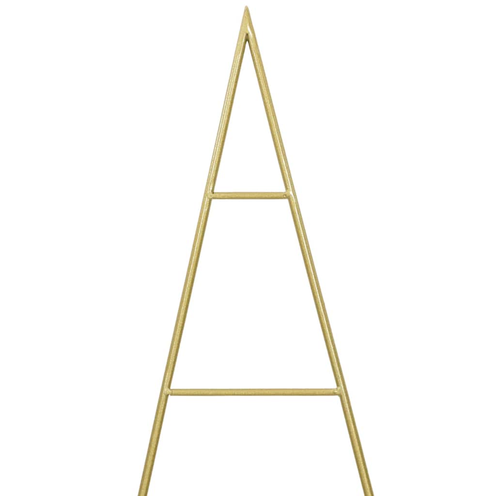 Metal Christmas Tree with Stand Gold 150 cm Powder-coated steel