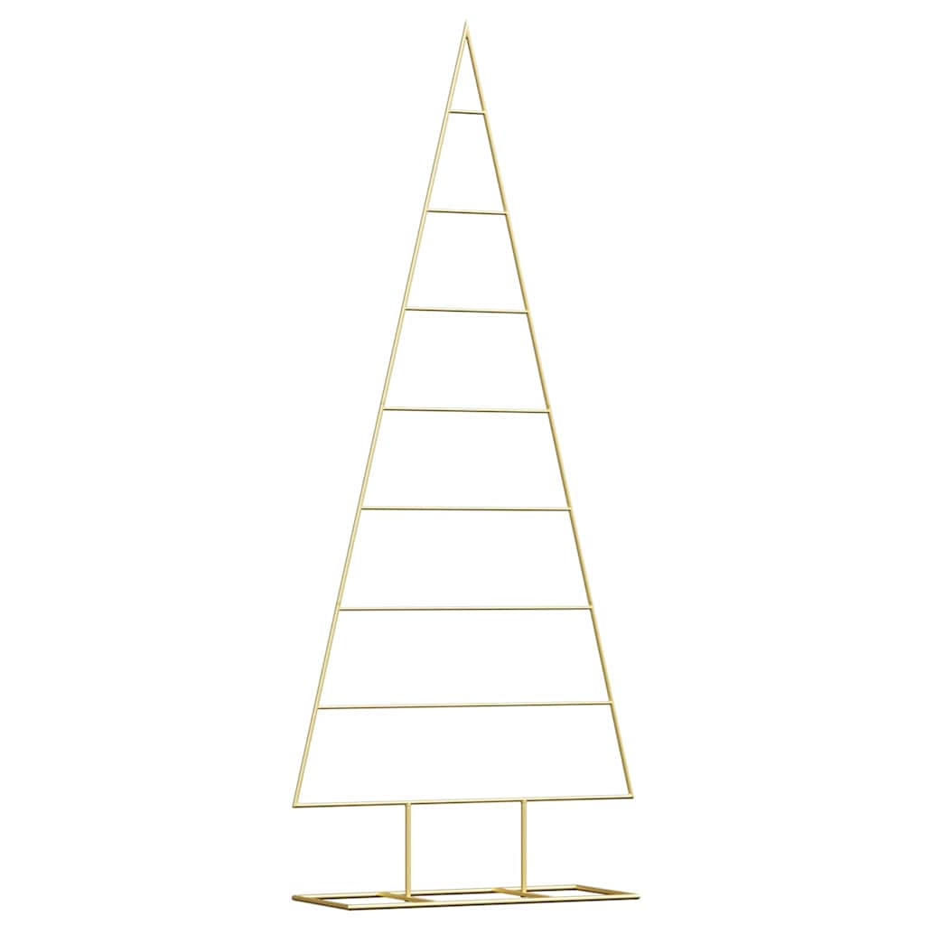 Metal Christmas Tree with Stand Gold 150 cm Powder-coated steel