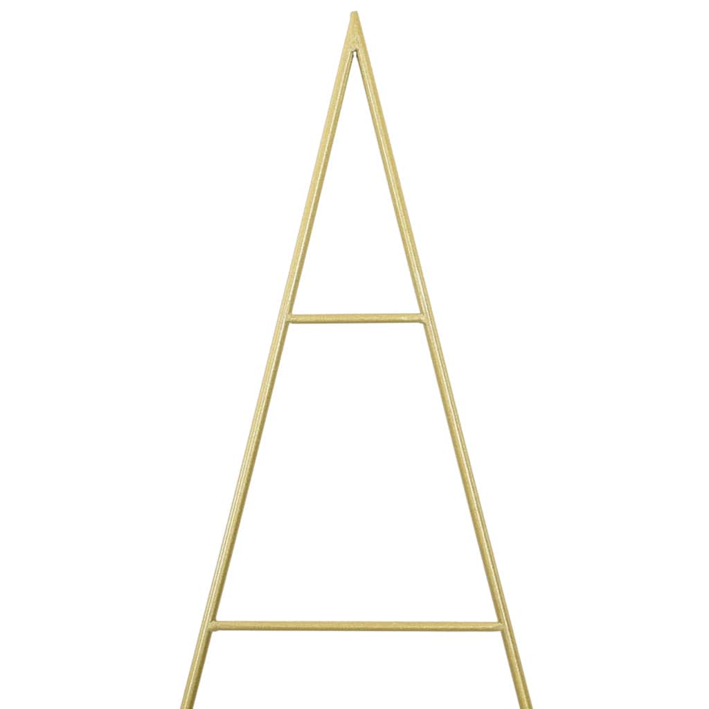 Metal Christmas Tree with Stand Gold 181 cm Powder-coated steel