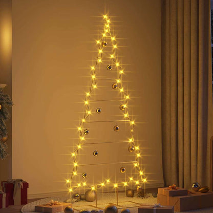 Metal Christmas Tree with Stand Gold 181 cm Powder-coated steel