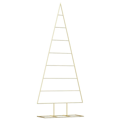 Metal Christmas Tree with Stand Gold 181 cm Powder-coated steel