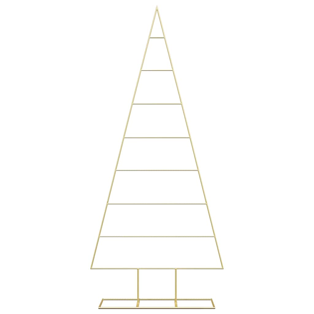 Metal Christmas Tree with Stand Gold 181 cm Powder-coated steel