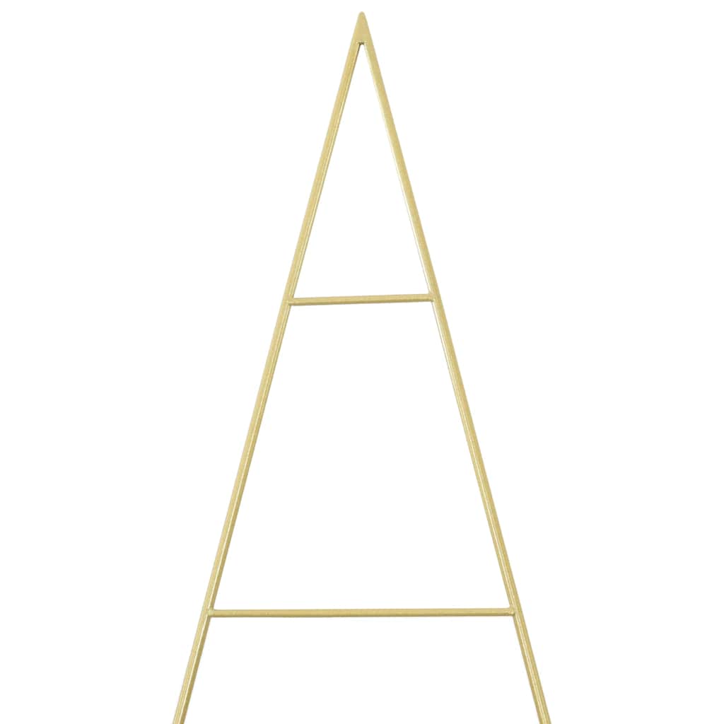 Metal Christmas Tree with Stand Gold 211 cm Powder-coated steel