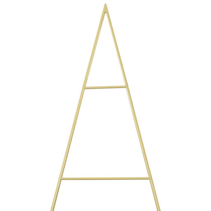 Metal Christmas Tree with Stand Gold 211 cm Powder-coated steel