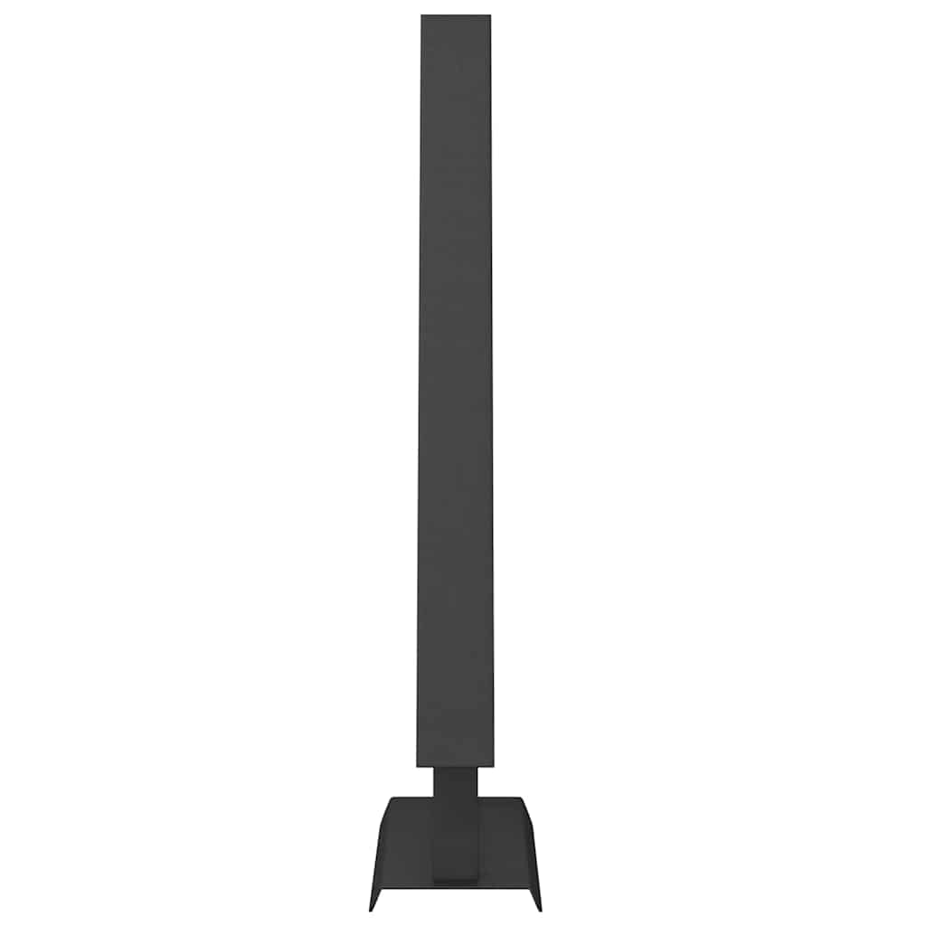 Metal Christmas Tree with Stand Black 60 cm Steel