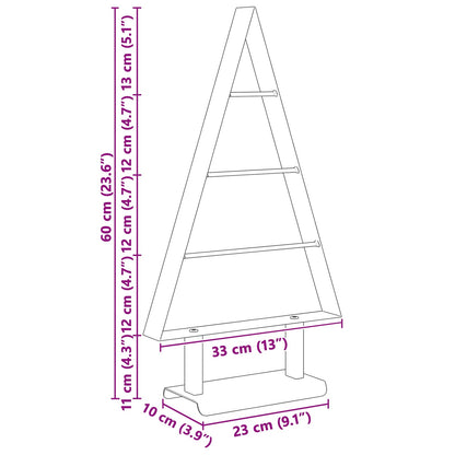 Metal Christmas Tree with Stand Black 60 cm Steel