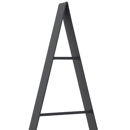 Metal Christmas Tree with Stand Black 90 cm Steel