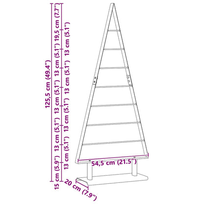 Metal Christmas Tree with Stand Black 125.5 cm Steel