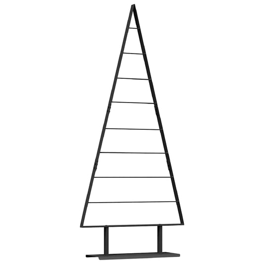 Metal Christmas Tree Black 180 cm Steel