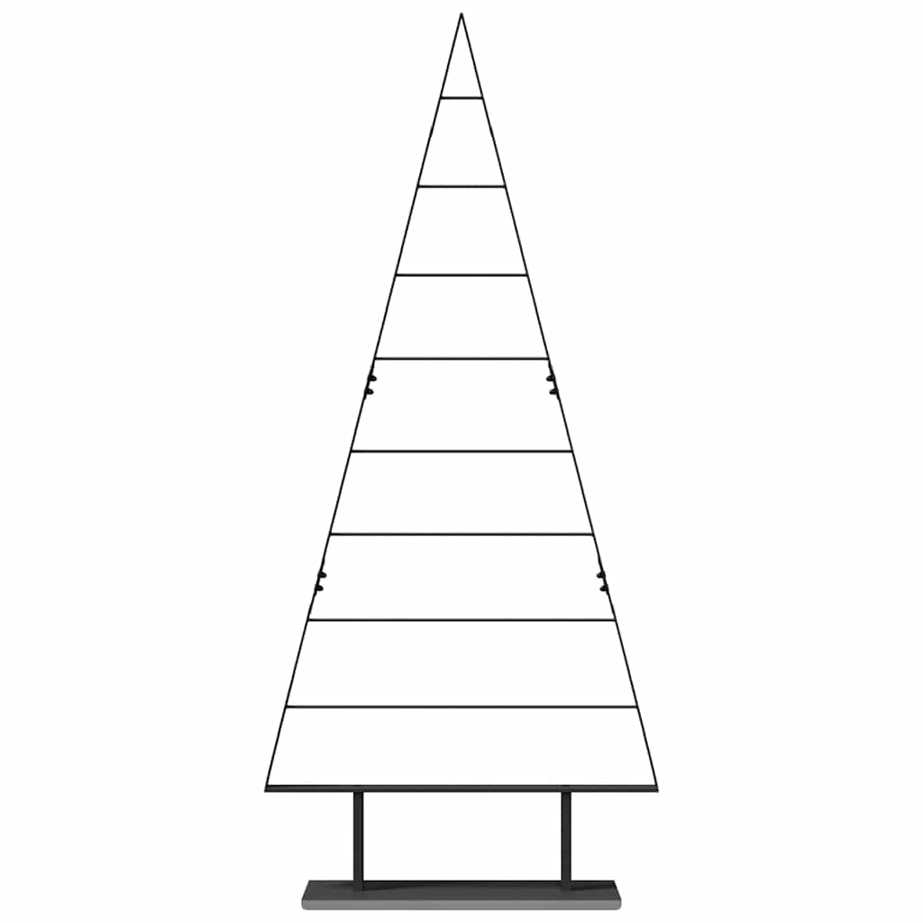 Metal Christmas Tree Black 180 cm Steel