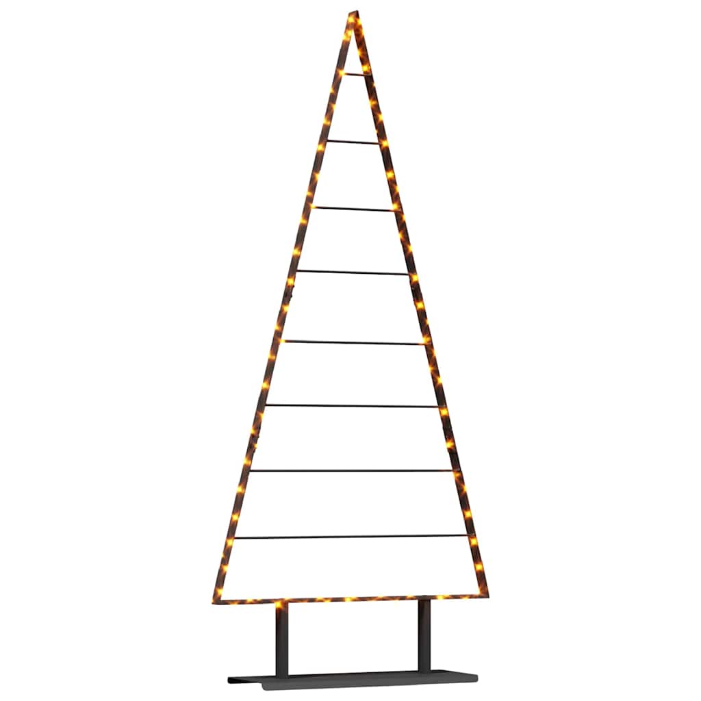 Metal Christmas Tree Black 180 cm Steel